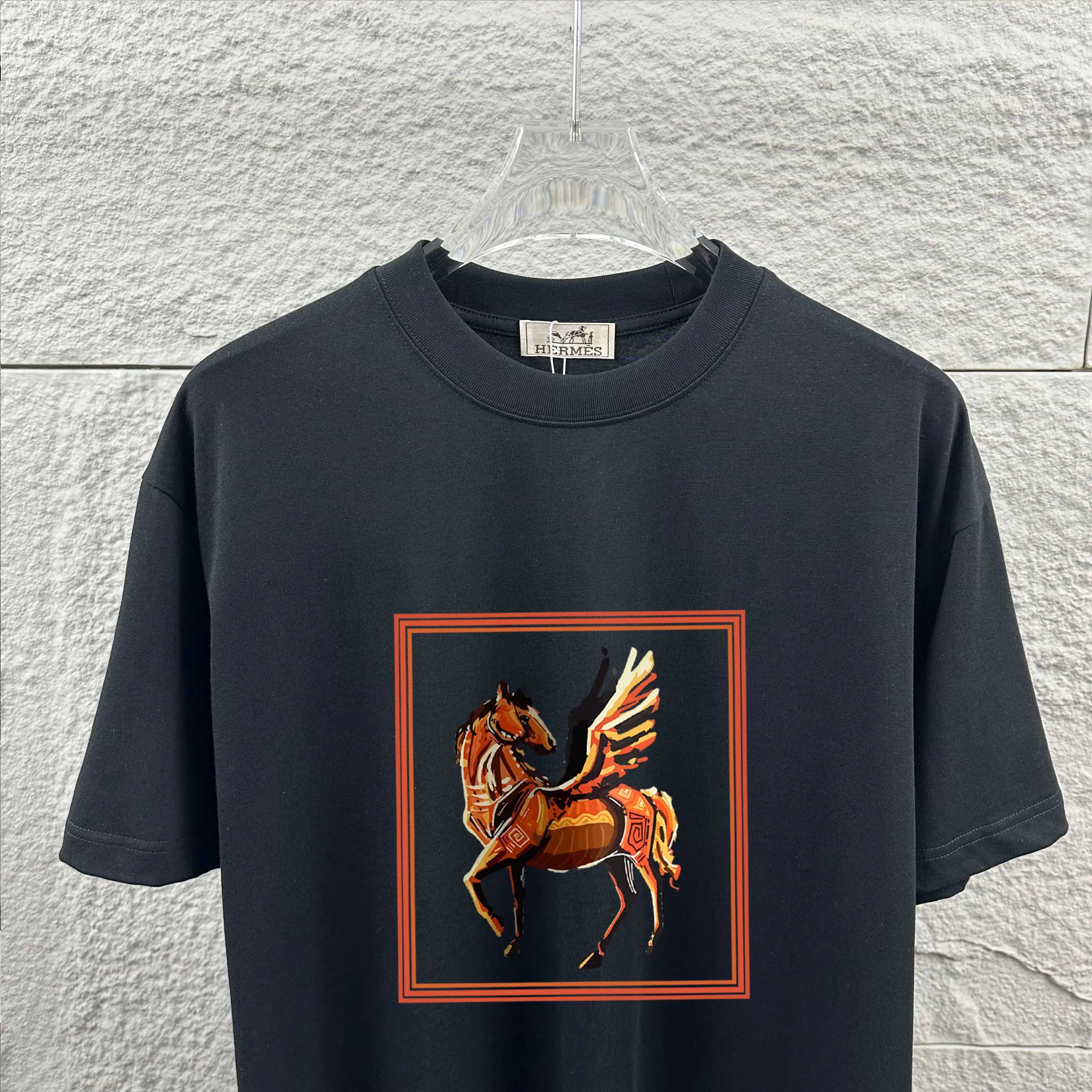 Herme* * 2026 New Arrival Classic Orange T Same Style ：Black White Size： S （90-130 ） M （120-150 ） L （140-165 ） XL （160-180 ） XXL （180-210 ）